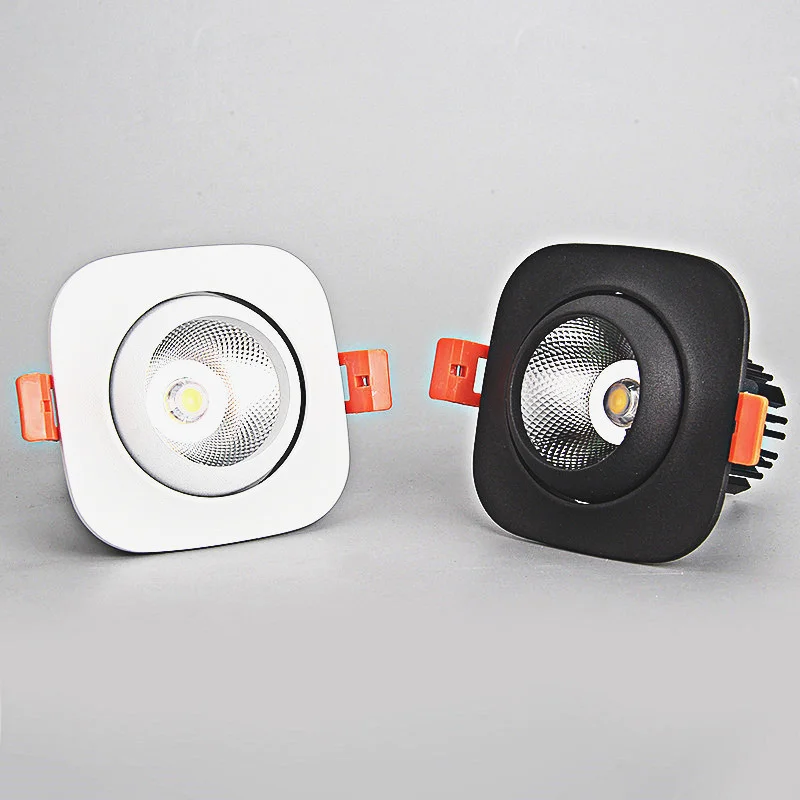 Dimmable круглый утопленный COB светодиодный светильник 9W12W15W точечные потолочные