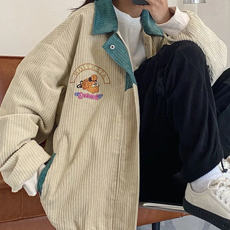 Женская бейсбольная куртка модель 2021 года в Корейском стиле новая Вельветовая на