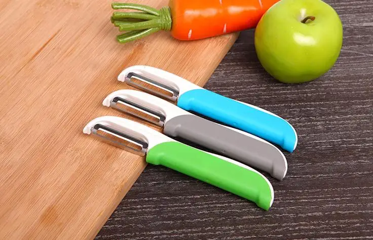 

Wholesale 200pcs Stainless Steel Peeler Double Side Kitchen Gadget Vegetable Fruit Parer Slicer Cutter