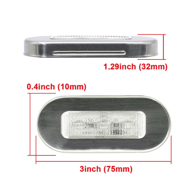 4 шт. 12 В 3 светодиодный синий габаритный фонарь вежливость лампа комплект