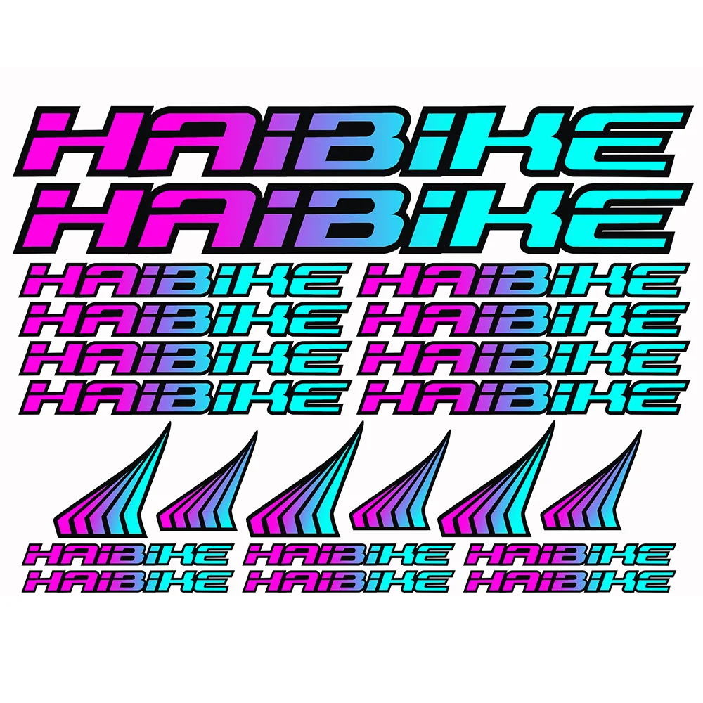 Набор совместим для HAIBIKE винил светоотражающие велосипед рама горного BMX