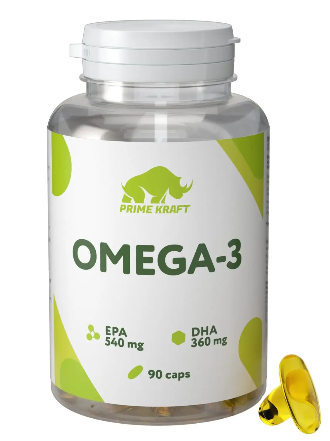 OMEGA-3 PRIME KRAFT &quotРыбий жир очищенный&quot банка 90 caps. |