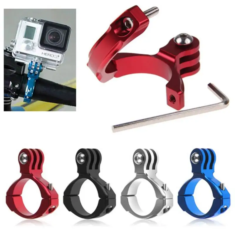 Aluminum Motorcycle Bracket Holder for Gopro Hero Camera Bicycle Mount Bike for Go Pro Hero 1/2/3/3+ Action Cam Stand Frame Clip