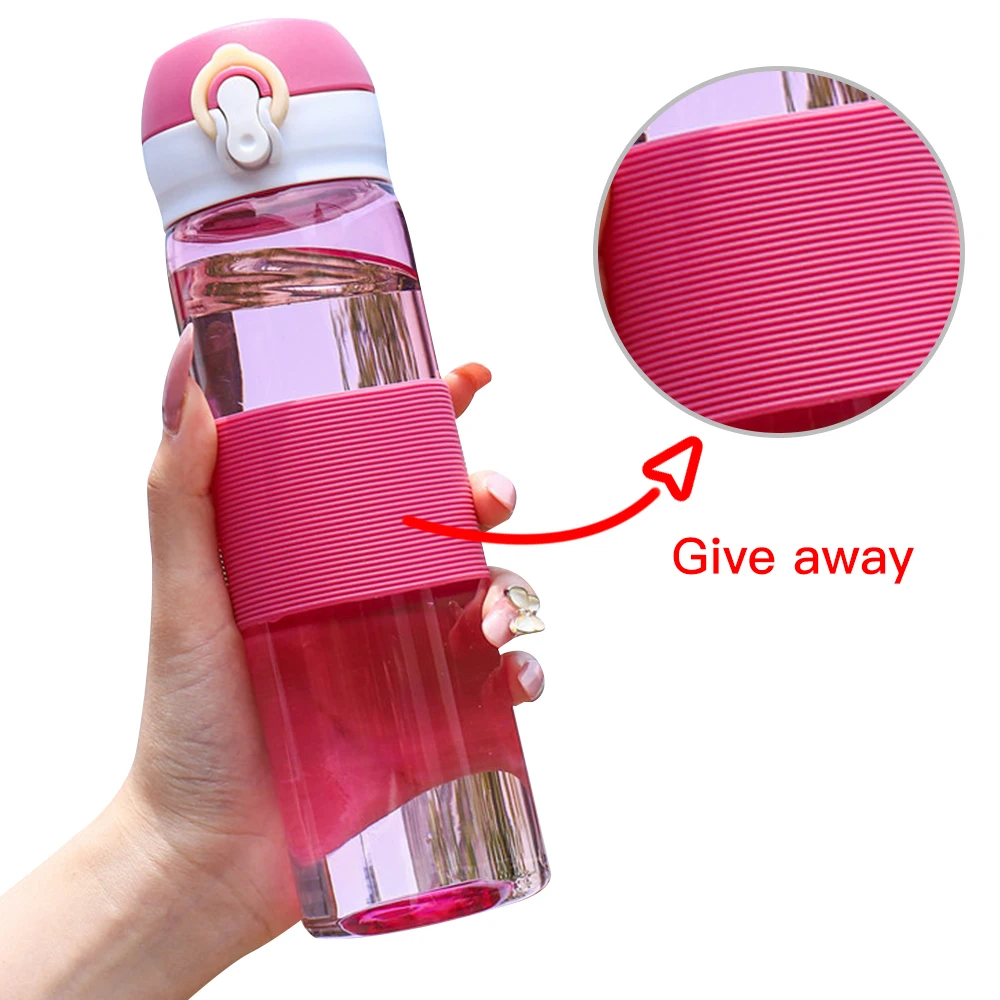 

Hot Sports Water Bottle 500ML Protein Shaker for Outdoor Travel Portable Leakproof Drinkware Plastic My Drink Bottle BPA Free