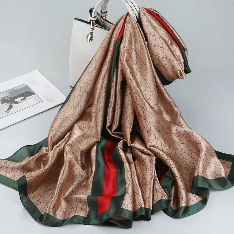 2020 Новый Шелковый шарф для женщин модные резиновые сапоги с рисунком в горошек