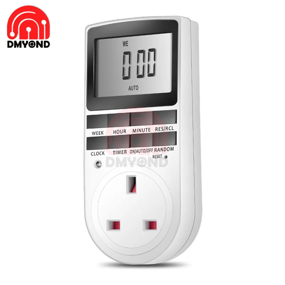 Розетка с таймером большой экран программируемый планшетофон переключатель ЕС