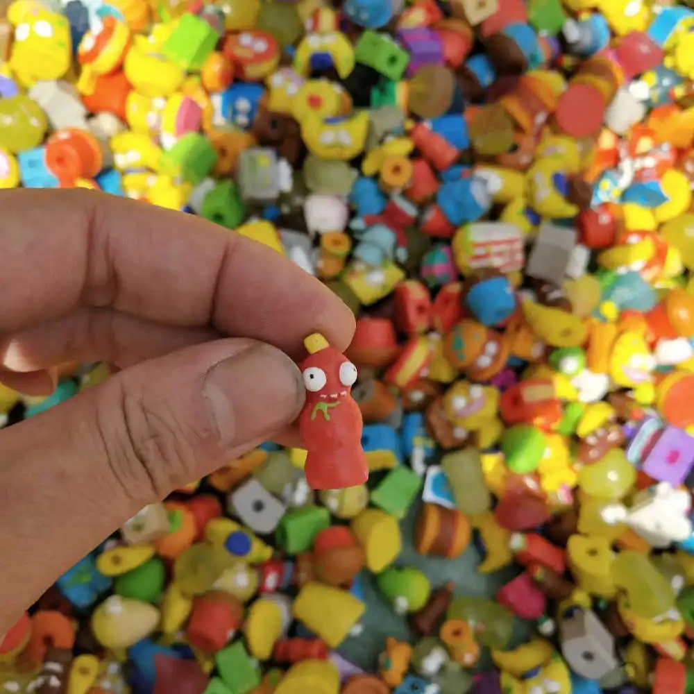 50 шт./лот мусорная Лот Горячие Мультяшные аниме экшн Фигурки игрушки виниловые