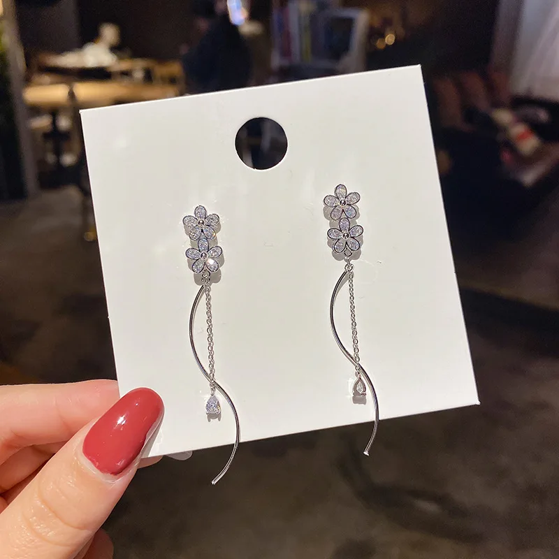 

Новое поступление 2021, серьги-гвоздики для женщин, длинные серьги в подарок для женщин