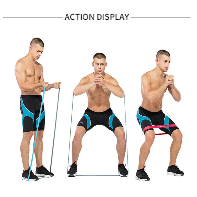 

Home Workout Resistance Bands Latex Yoga tension band Fitness Gym Equipment Rubber Loops Gym Strength Training Elastic Bands