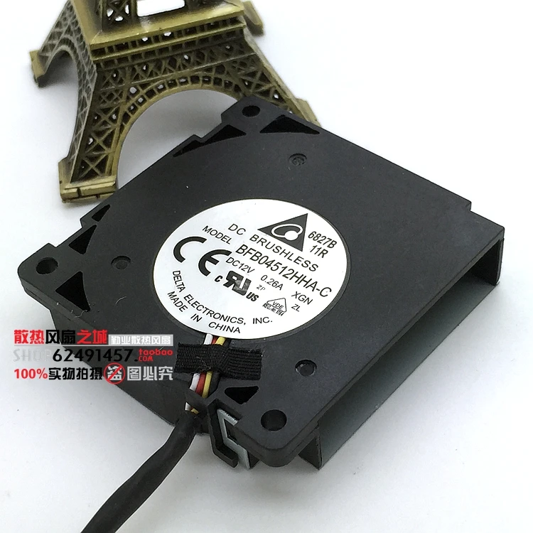 

Original BFB04512HHA-C DELTA 4.5cm turbo fan 4510 blower 12V 3D printer fan