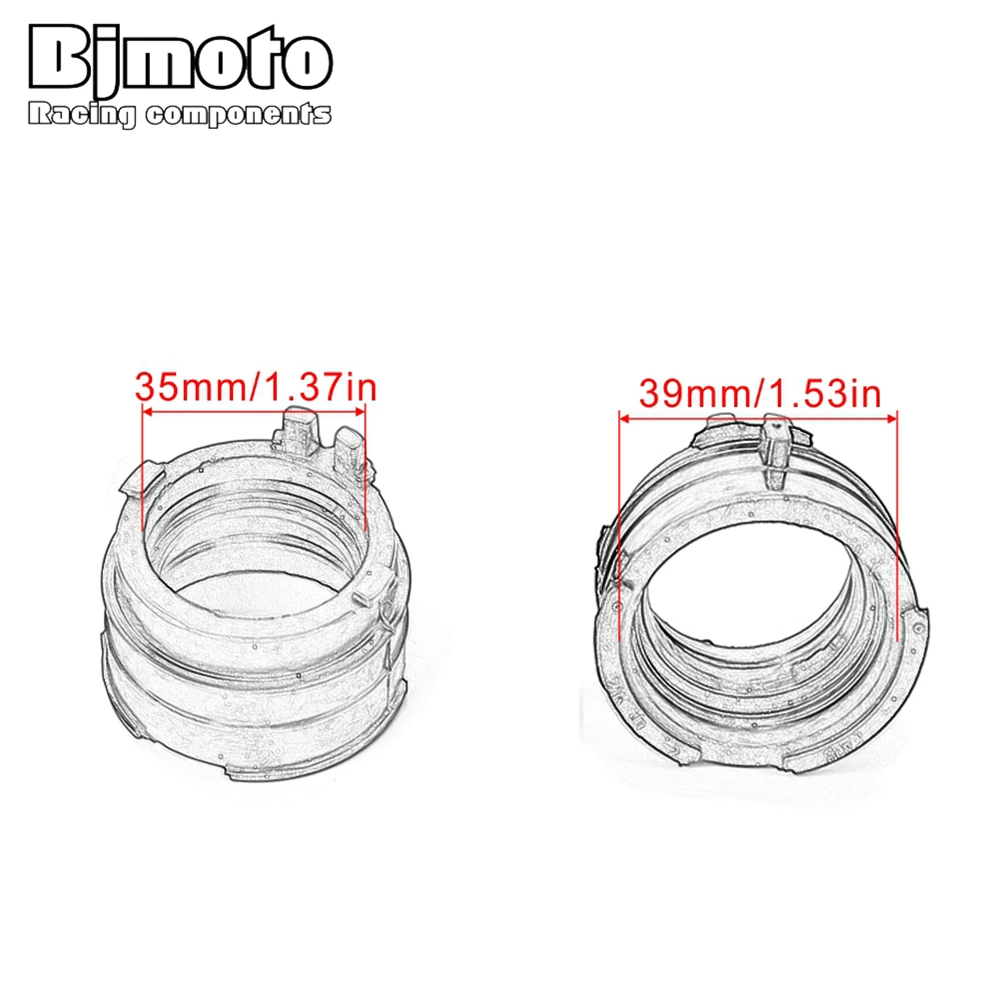 

4pcs Motorcycle Carburetor Intake Manifold Boots 16212-KAF-000 For CBR400 NC23 1987-1989 NC29 1990-1994 CB-1 CB400F 1989-1991