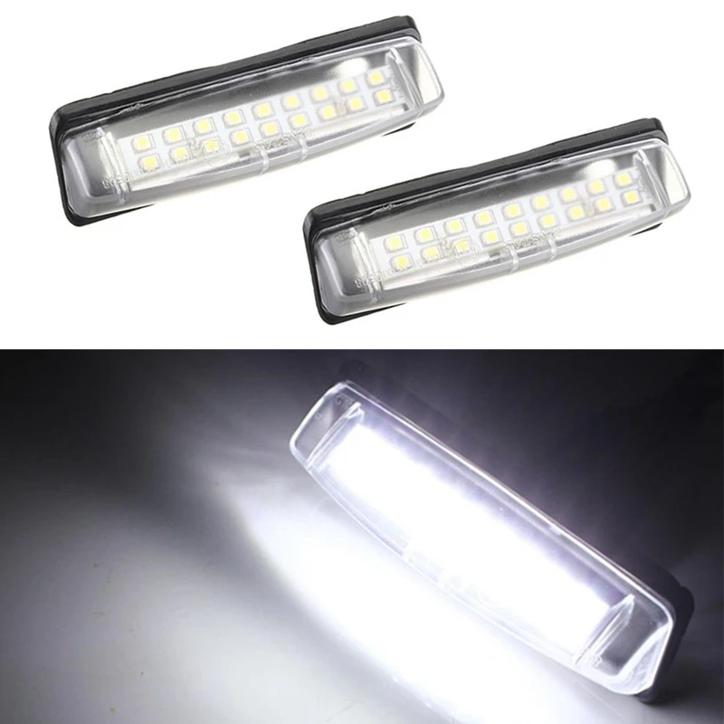 

2X LED Number License Plate Light For Lexus IS200 IS300 LS430 GS300 GS430 GS400 ES300 ES330 RX300 RX330 RX350 Toyota Camry Prius