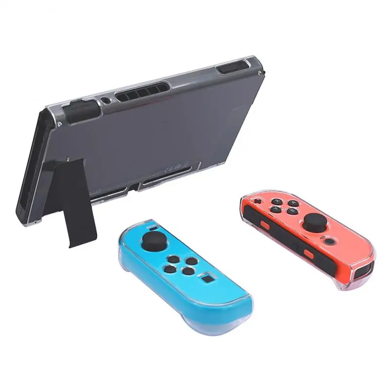 Жесткий чехол для защиты от падений ПК Nintendo Switch NS NX прозрачный с кристаллами