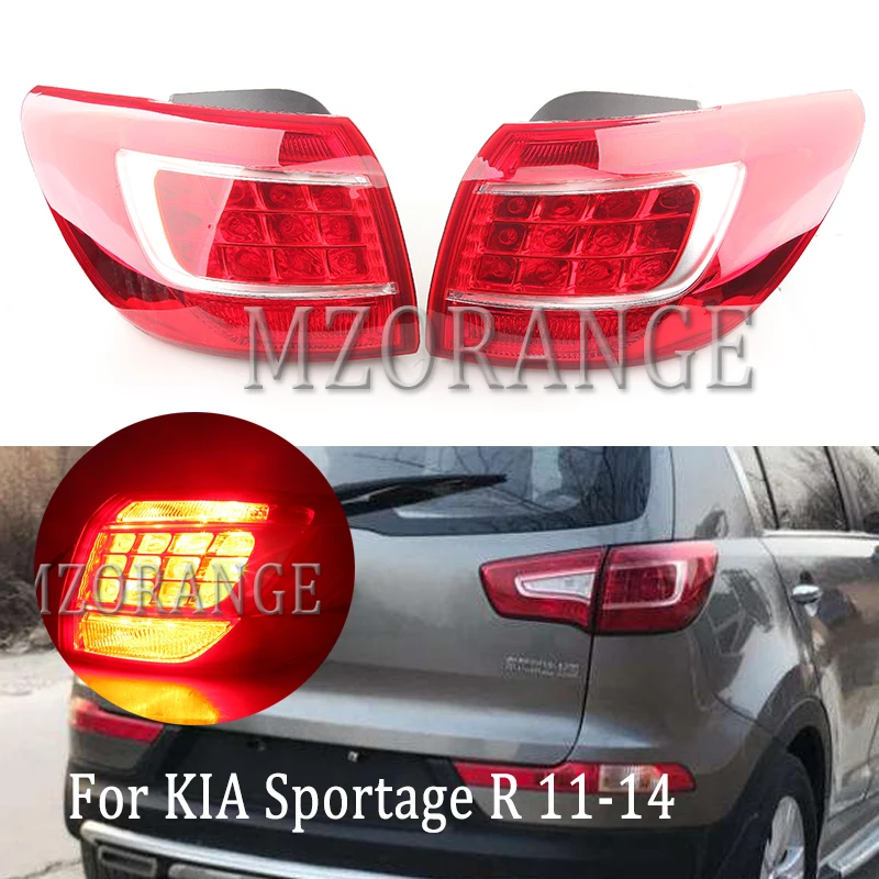 Внешний задний светильник MZORANGE для KIA Sportage R 2011-14, стильный светодиодный задний тормозной фонарь, задний тормозной светильник, задний тормозной светильник в сборе