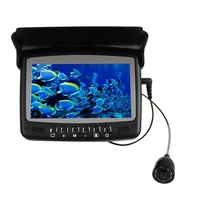 30m 1000tvl fish finder underwater ice fishing camera 4 3 lcd monitor 7pcs led night vision camera for fishing lamp fishfinder