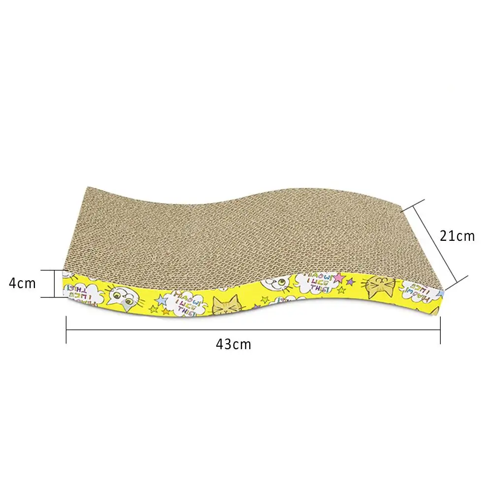 Кошачьи игрушки кошачья Когтеточка S-образная гофрированная бумага С Кошачьей