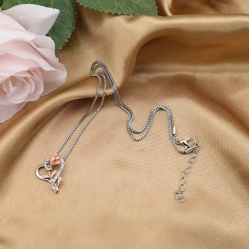 Женское ожерелье с подвеской в виде сердца | Украшения и аксессуары