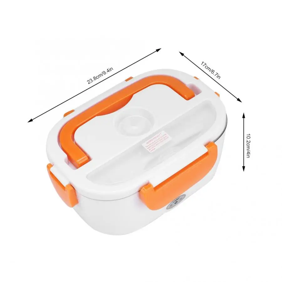 

Pressure Cooker 2 in 1 Portable Electric Heated Lunch Box Car Home Auto Food Rice Container Warmer kitchen food cooker