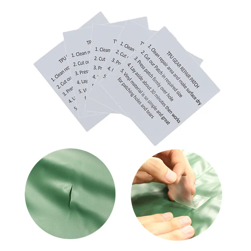 

Термополиуретановая прозрачная водостойкая самоклеящаяся лента для ремонта палатки и куртки