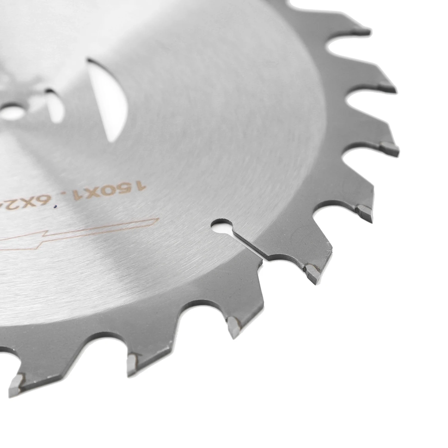 

6" 150mm 24 Teeth Lawn Mower Circular Metal Saw Blade Round Saw Cutter Electric Weeder Accessory for Garden Tree Trimmer Blade