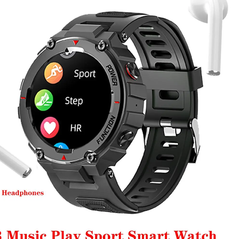 

Новинка 2021, Смарт-часы F26 с Bluetooth, вызовом, 1,28 дюйма, сенсорным управлением, воспроизведением музыки, подключением к гарнитуре BT, мужские спор...