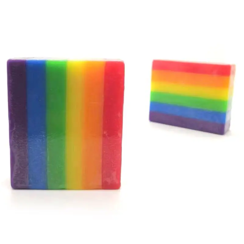 

Rainbow Fruit Fragrant Cleaning Soap Moisturizing Kids Bath Hand Washing Bathroom