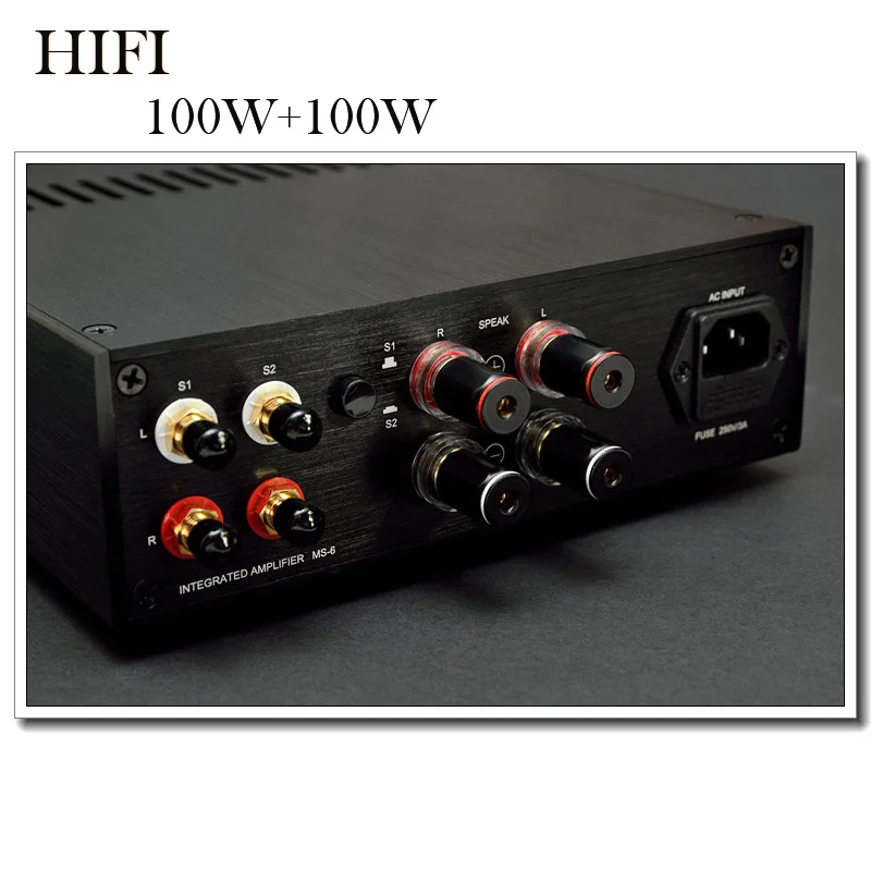 MS 6 HiFi усилитель мощности в сборе LM3886 100 Вт + домашний компьютер мощности|Усилители