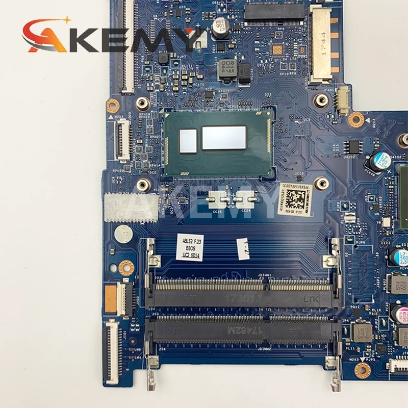 

High quality For HP 15-AC 15-AC106TX Laptop motherboard 815245-501 AHL50/ABL52 LA-C701P With SR23Y I5-5200U CPU 100% full Tested