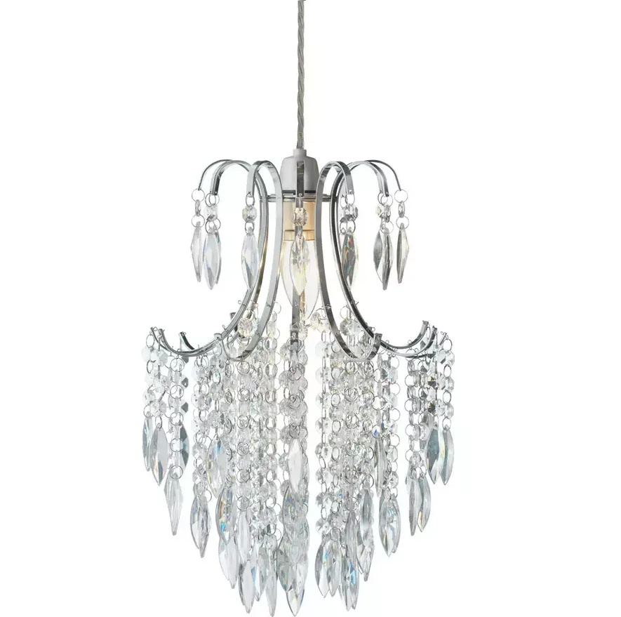 Люстра подвесной светильник с бисером 2020|Колпаки и абажуры для ламп| |