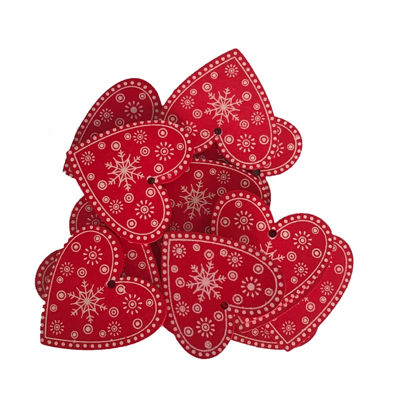 Подвеска в виде сердца/звезды на рождественскую елку украшения для дома