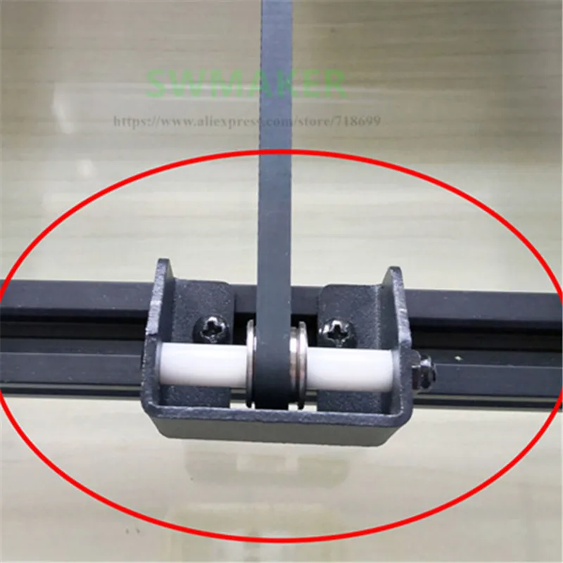 Creality CR-10 S4/S5 3D принтер Регулируемый Y оси натяжитель комплект ремня Быстрая