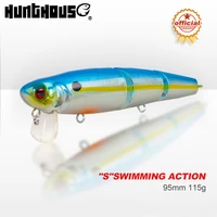 hunthouse mikey jr wakebait swimbait fishing lures minnow jointed bait with soft tail for bass pike 2020 pesca tackle
