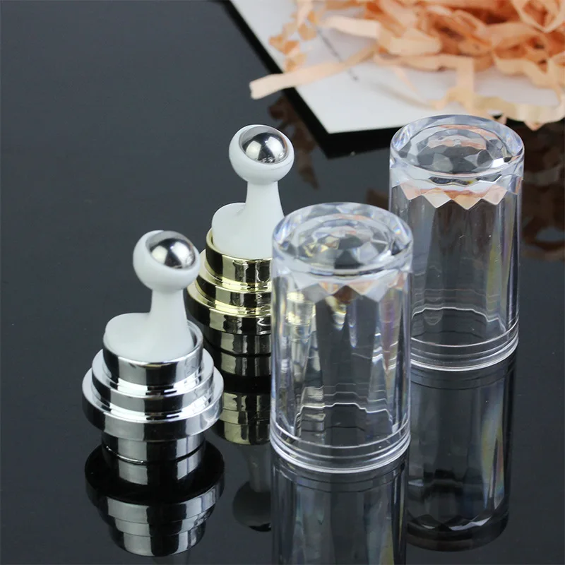 Флакон для крема глаз 50 шт. 20 мл портативный акриловый белый золотистый флакон