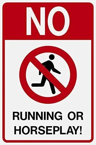 

Знак, легенда не бегает лошадь! Алюминиевый Металл 8 дюймов X 12 дюймов