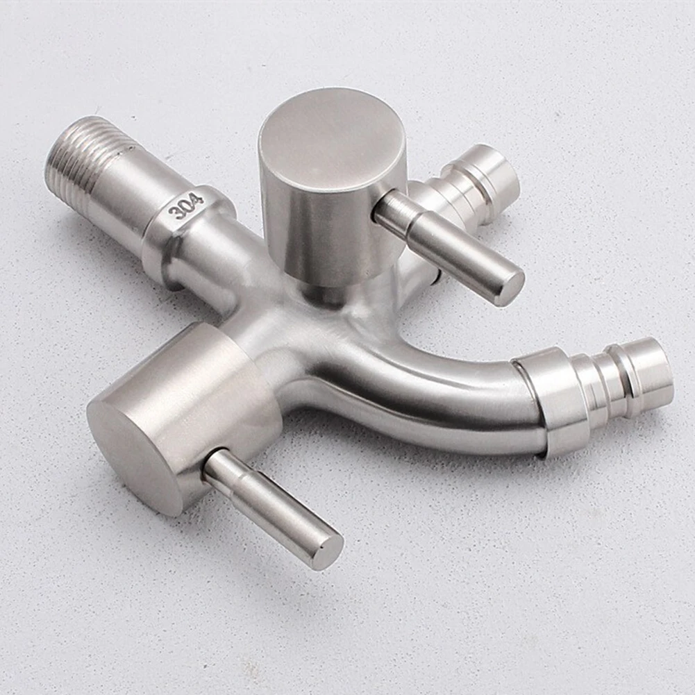 Двойной Выпускной кран с качеством 304 нержавеющая сталь домашняя стиральная
