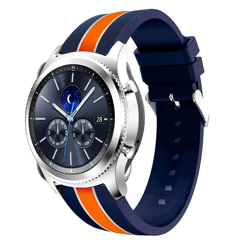 Ремешок для Samsung Gear S3 S2 sport Frontier Classic galaxy Watch active 42/46 мм ремешок huami amazfit gtr bip 22 20 huawei GT