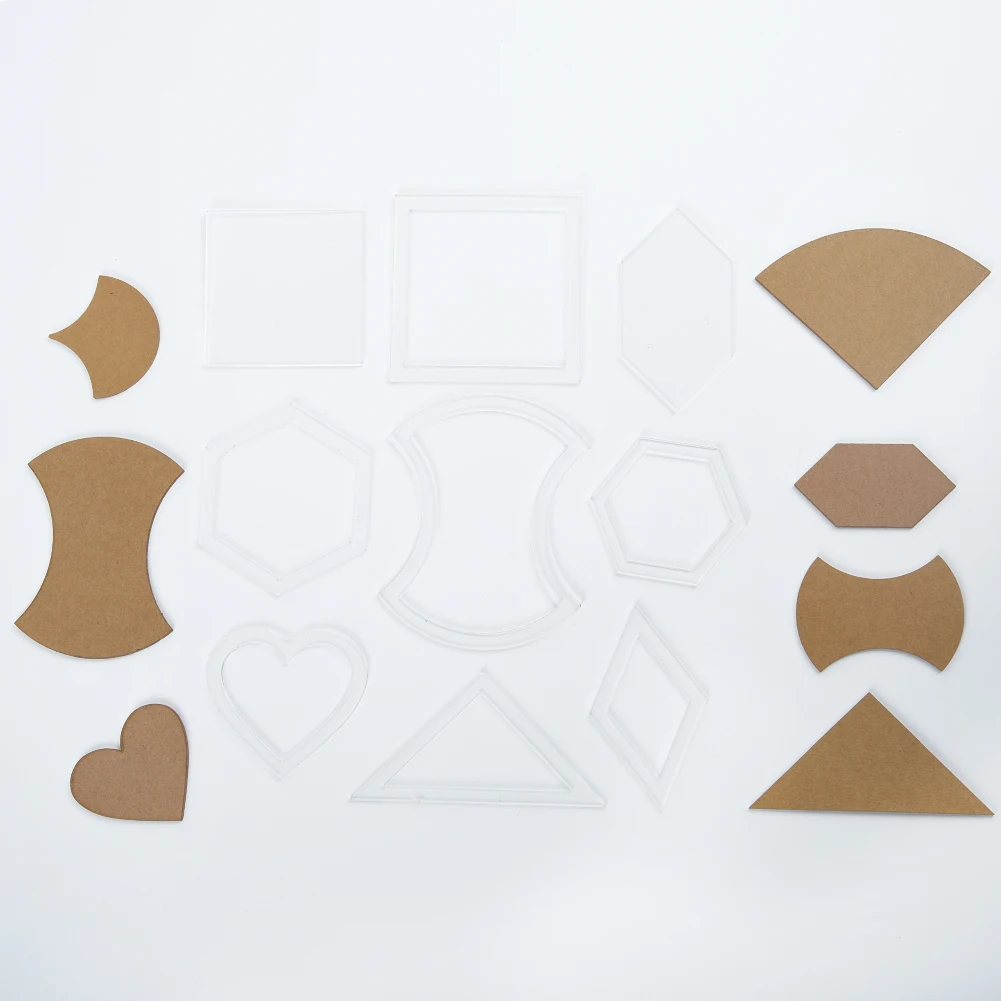 54 шт. многоразовые разные шаблоны для одеял пластиковый инструмент сделай сам