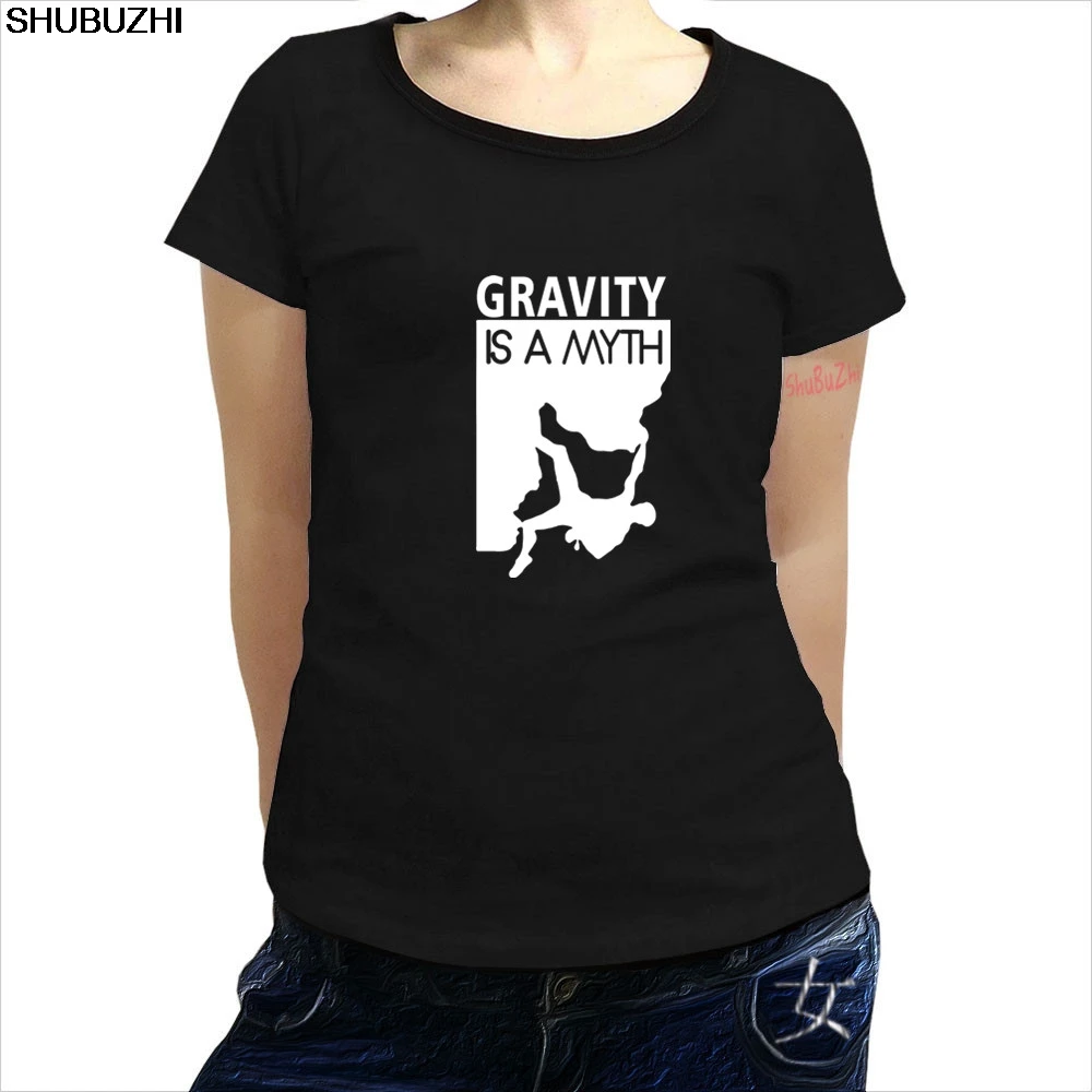 

Новое поступление, летняя женская футболка GRAVITY IS A MYTH, футболка для скалолазания, амортизации, альпинизма, женская футболка sbz1353