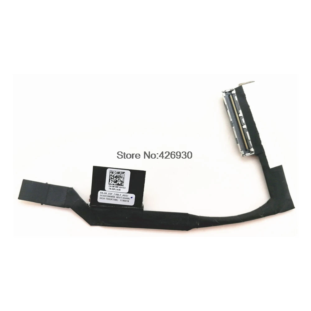 

Laptop LCD LVDS Cable For DELL For Latitude 5285 2-in-1 T17G 06100F 6100F DC02C00EB00 new
