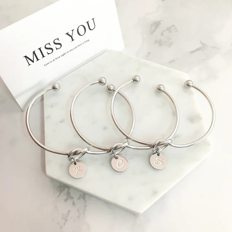 Браслет из нержавеющей стали с надписью Love Knot браслеты для женщин золотой