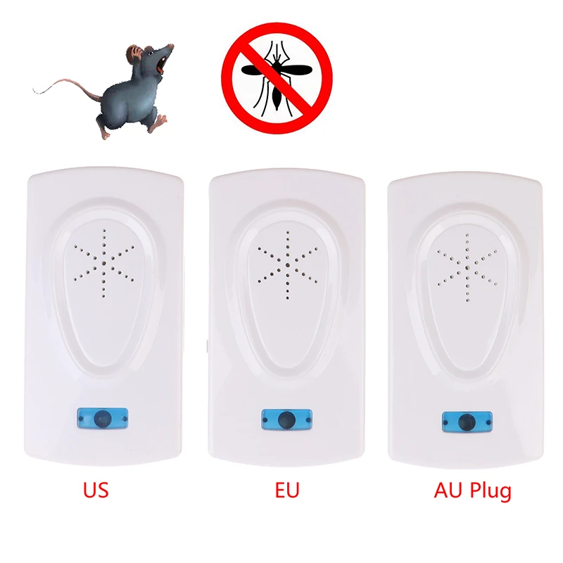 

Pest Reject Ultrasound Mouse Cockroach Repeller Device Insect Rats Spiders Mosquito Killer Pest Control Household Pest