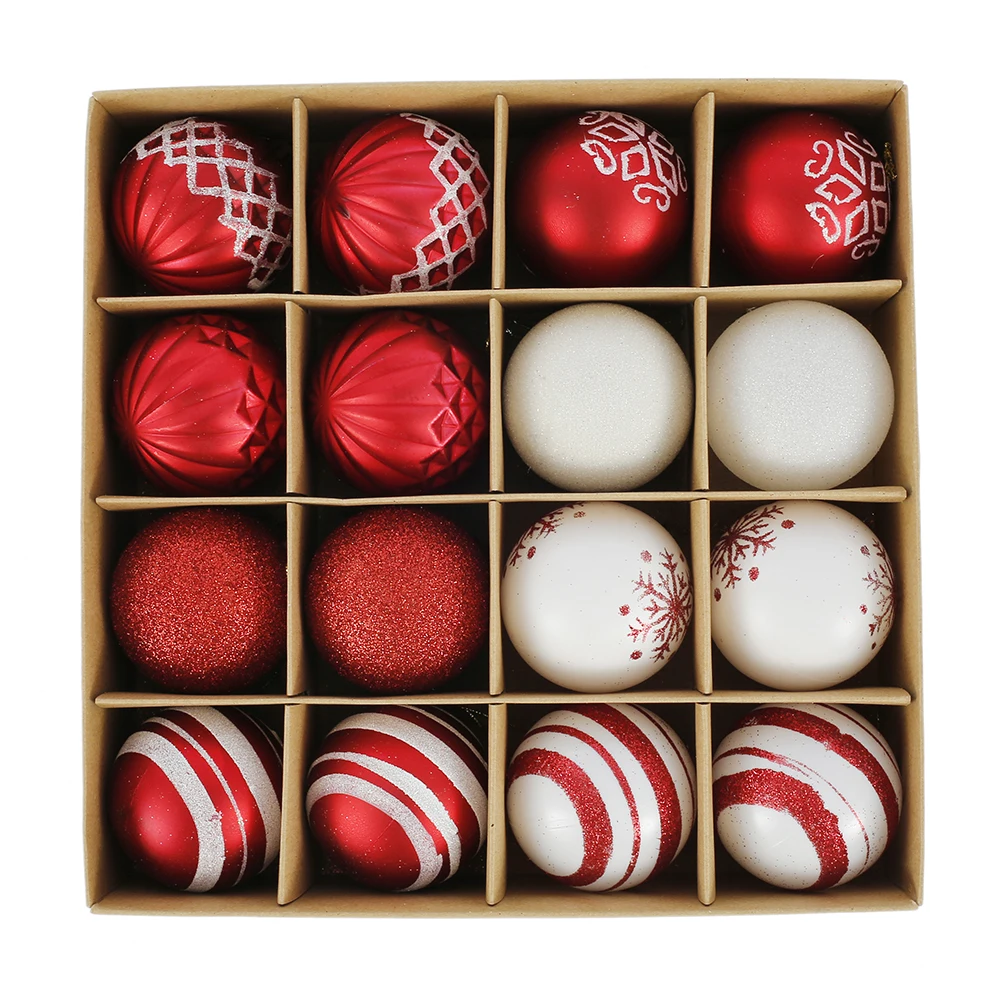 30 шт. Новогодние рождественские шары подвесные для домашней вечеринки