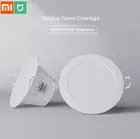 Умный потолочный светильник Xiaomi Mijia, лампы с регулируемым освещением, затемнениебелыйтеплый свет, Wi-Fi, управление с помощью приложения Mi Home, пульт дистанционного управления