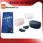 Оригинальные Xiaomi Redmi Airdots 3 TWS настоящие беспроводные Bluetooth наушники стерео Бас 5,2 гарнитура с микрофоном свободные наушники Air3 S
