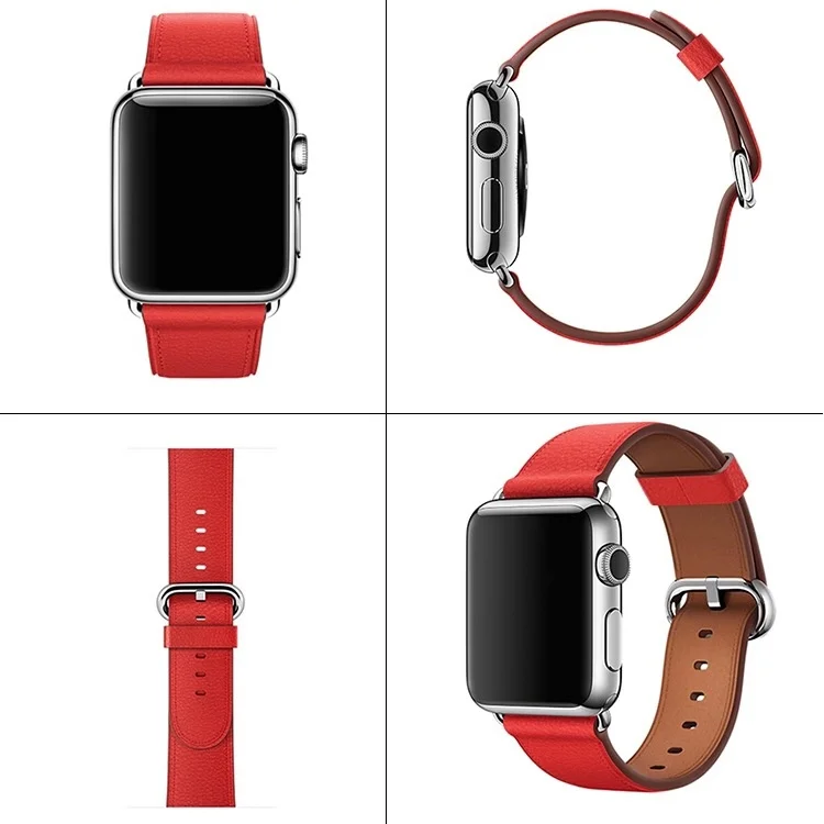 Кожаный ремешок для Apple watch band 4 5 3 44 мм 40 мм ремешок для часов One tour correa 42 мм 38 мм браслет iwatch аксессуары для ремешка