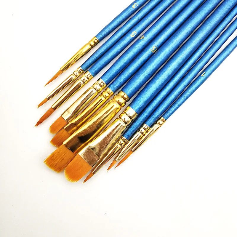 10 шт. кисти для макияжа на Хэллоуин тела косплей искусство шнорковая краска лица