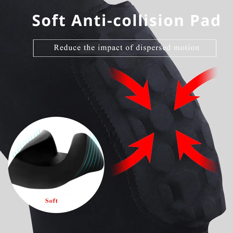 

2Pcs Crashproof Basketball Shooting Elbow Support Compression Sleeve Arm Brace Protector Sport Safety Elbow Pads