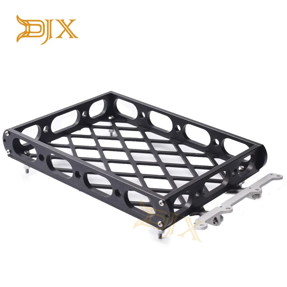 DJX металлический багажник на крышу держатель для 1/10 RC Rock Crawler Axial SCX10 RR10 TRX4|Детали и