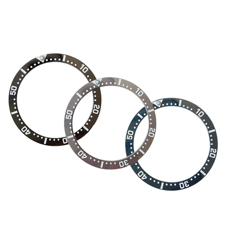 Часы наручные черно-серые с керамической вставкой Сменные аксессуары для