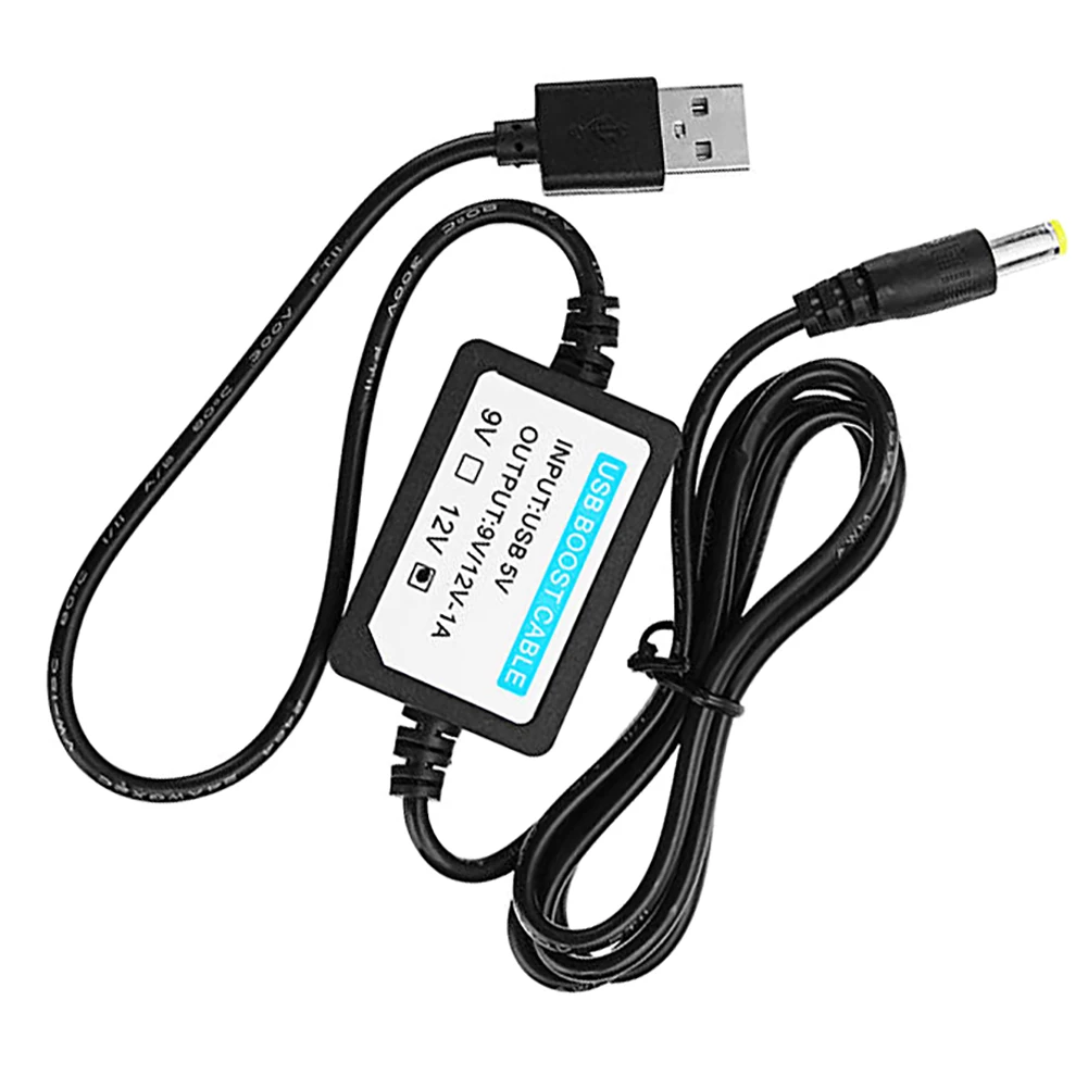 130 см USB Boost адаптер кабель питания от 5 В до 12 линия Повышающий Модуль конвертер